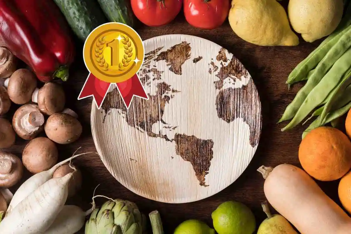 cibo e mappamondo