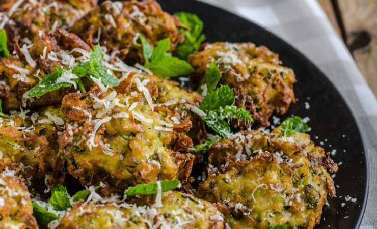 frittelle lenticchie e menta