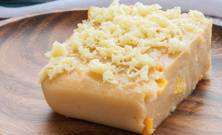 fetta di mattonella cocco e limone