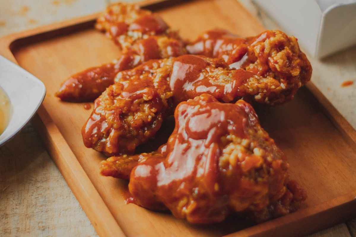 pollo piccante con salsa