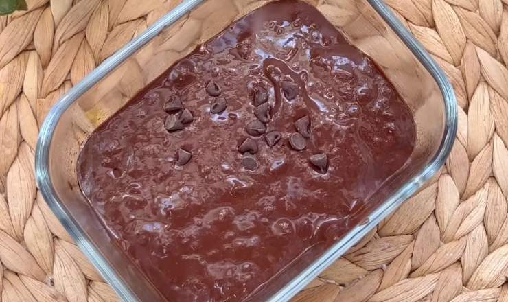 pirofila con impasto al cacao