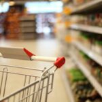 Carrello in un supermercato