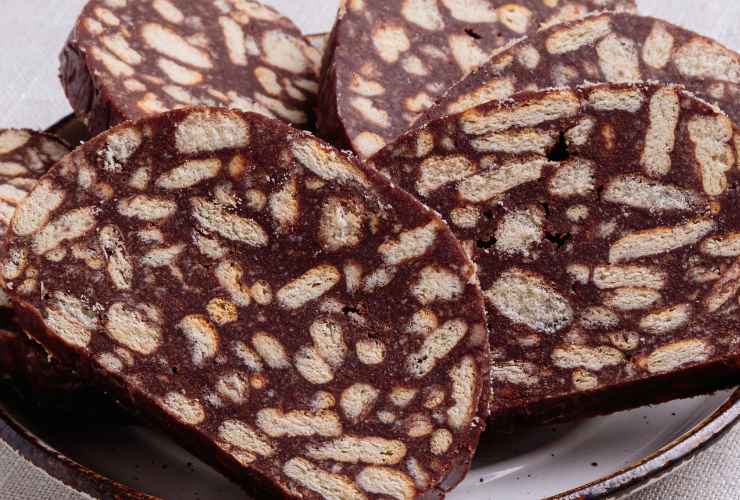 fette di salame di cioccolato