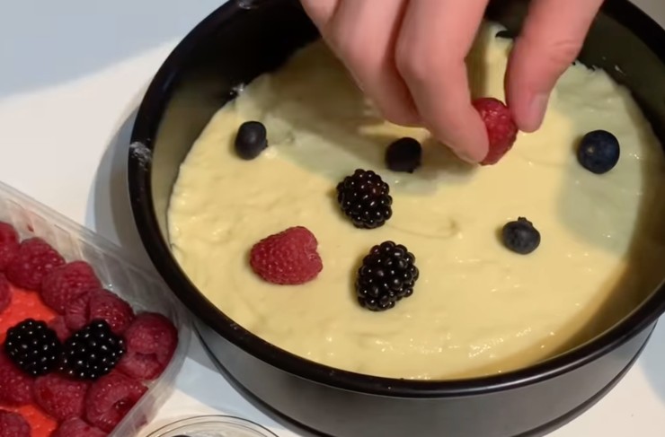 tortiera con impasto