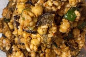 orzo con verdure