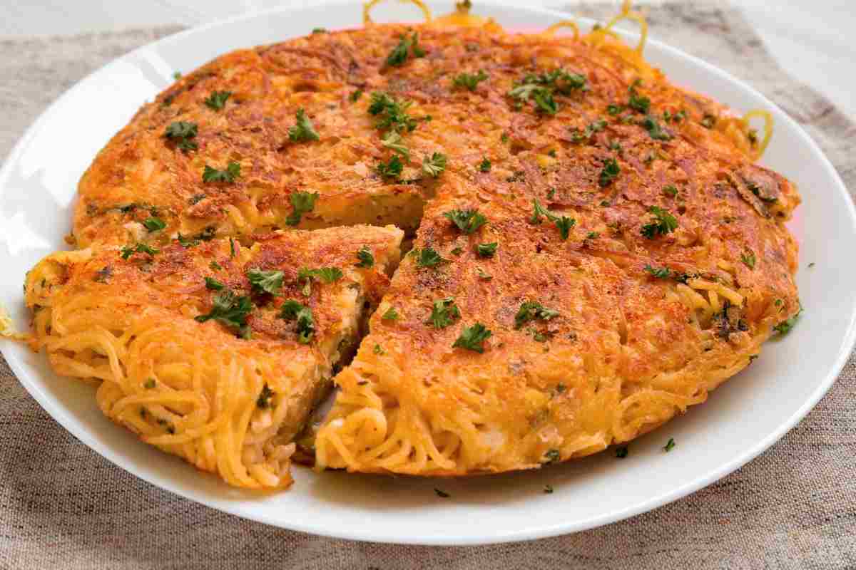 frittata di spaghetti