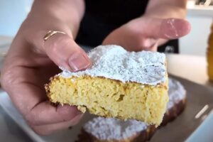 una fetta di torta