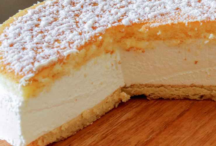 torta di ricotta e pere