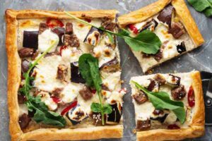 rustico con melanzane e ricotta