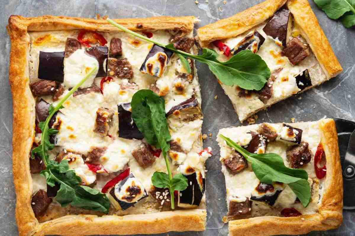 rustico con melanzane e ricotta