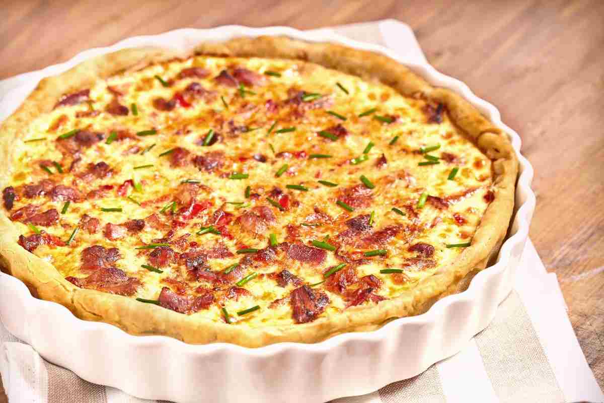 torta salata al prosciutto