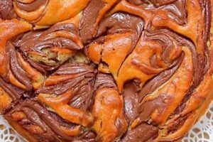 torta variegata Nutella