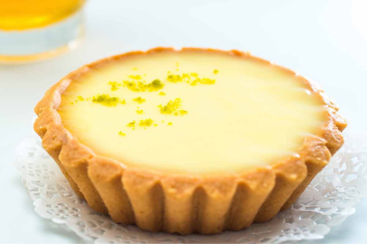 tortina con la crema al limone