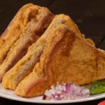 pezzi di zucchine in carrozza nel piatto