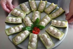 zucchine con mousse di tonno dentro