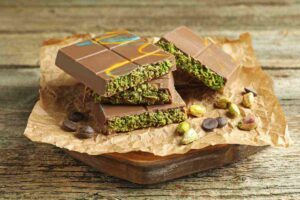 barrette di Dubai Chocolate