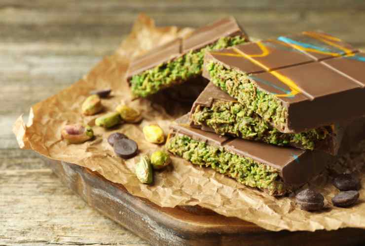 barrette di Dubai Chocolate