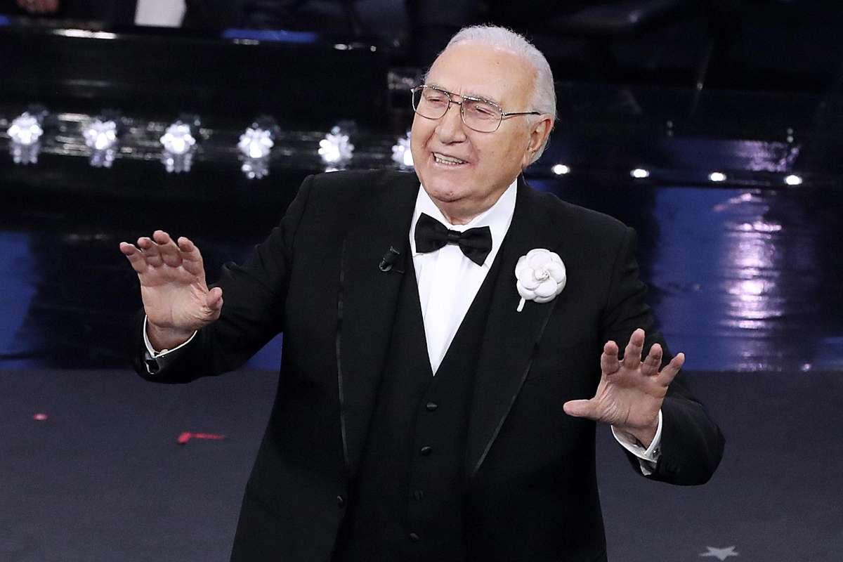 Pippo Baudo che parla
