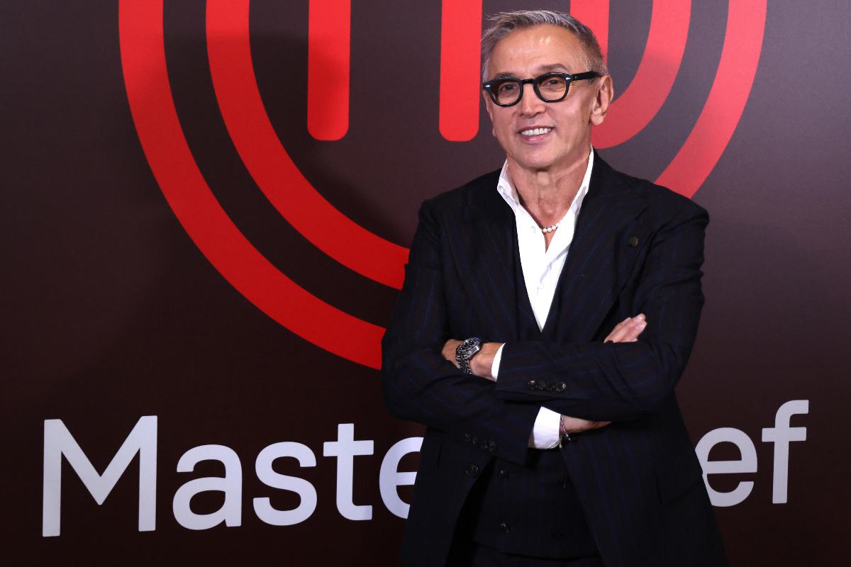 Bruno Barbieri che sorride