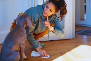 cane fa pipì in casa