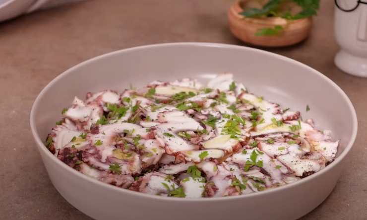 carpaccio di polpo