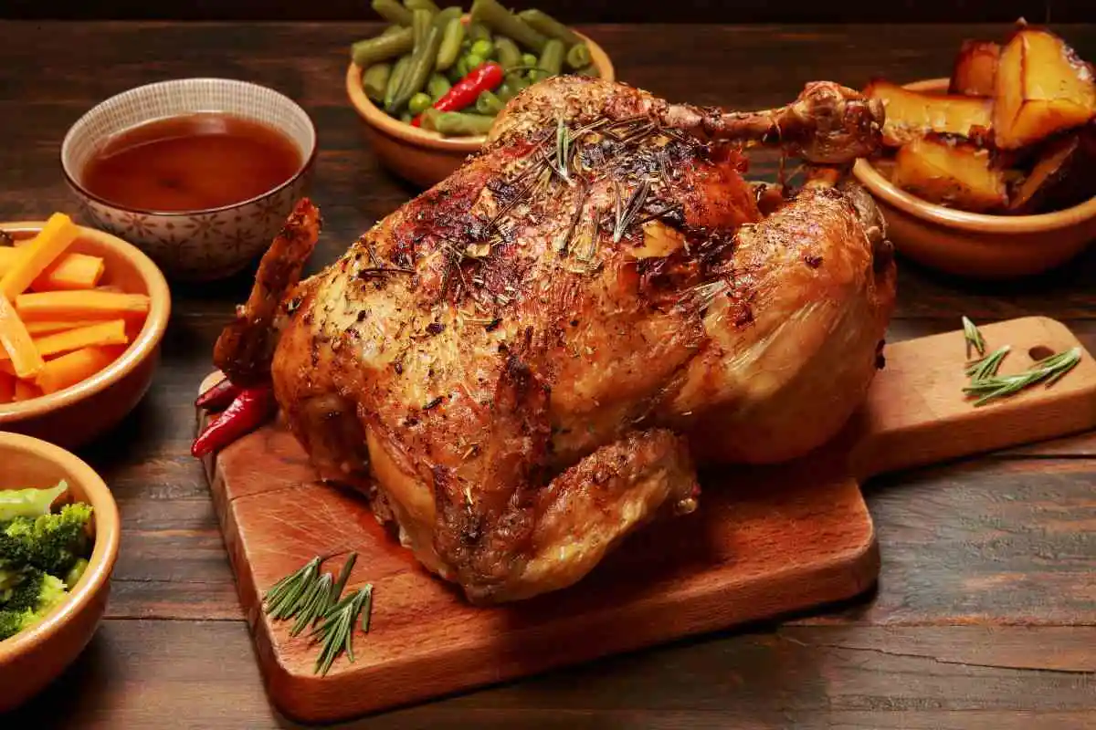 pollo arrosto intero
