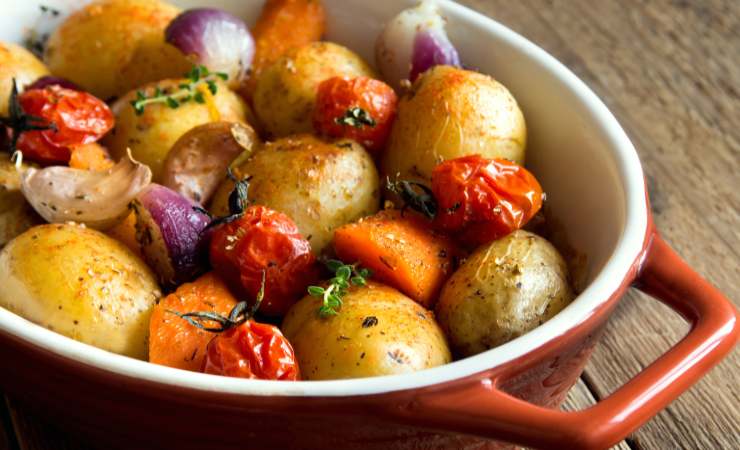 pirofila con verdure miste al forno
