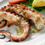 piatto di polpo alla griglia
