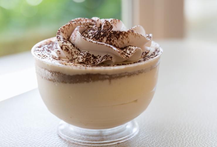 coppa di crema caffè