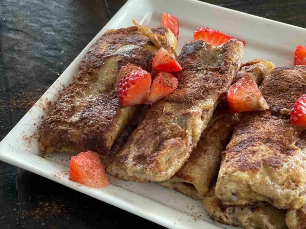 french toast con la nutella
