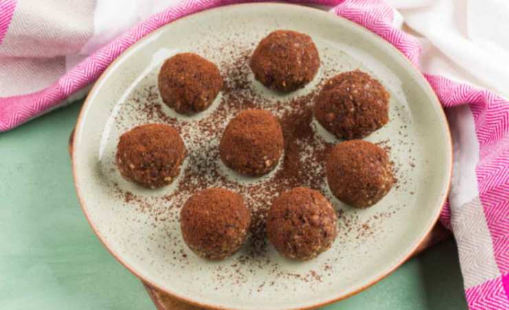 tartufini dolci al caffè