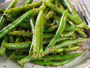 fagiolini cotti con pangrattato