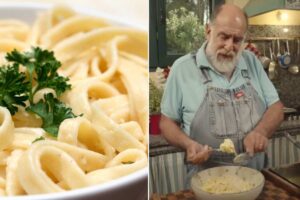 fettuccine al burro e giorgione