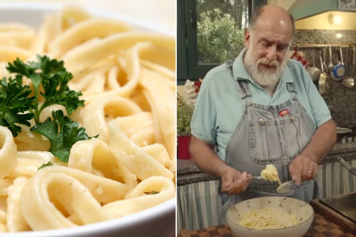fettuccine al burro e giorgione