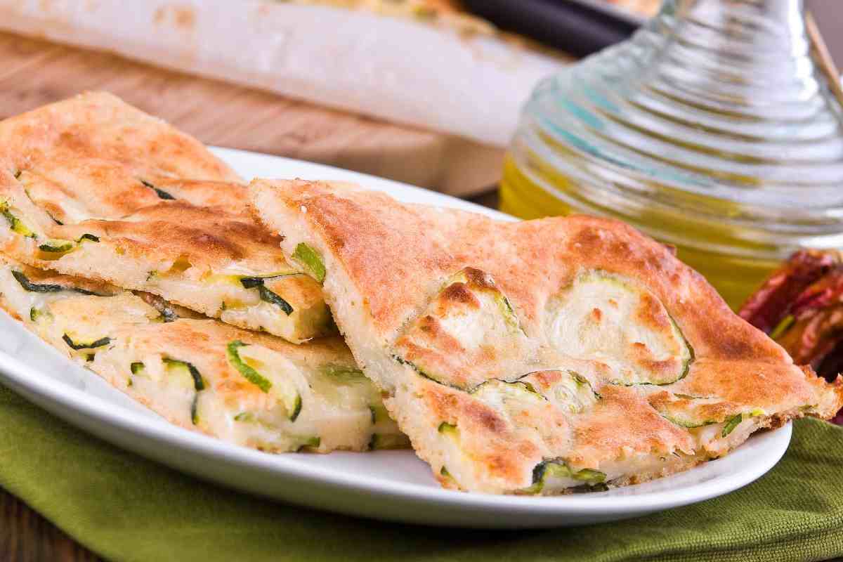 focaccia alle zucchine