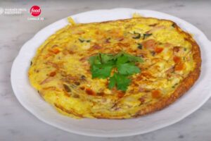 frittata con prezzemolo