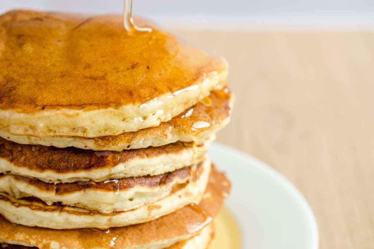 pancakes conditi con miele