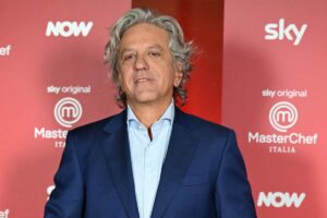 Giorgio Locatelli con espressione seria