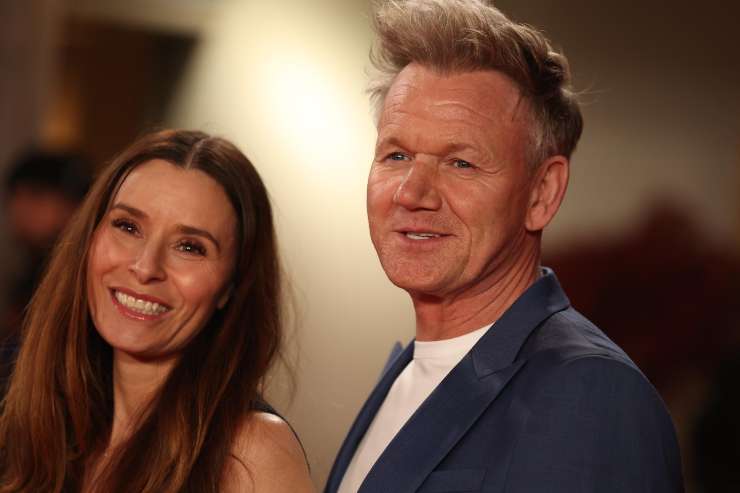 gordon ramsay con una donna