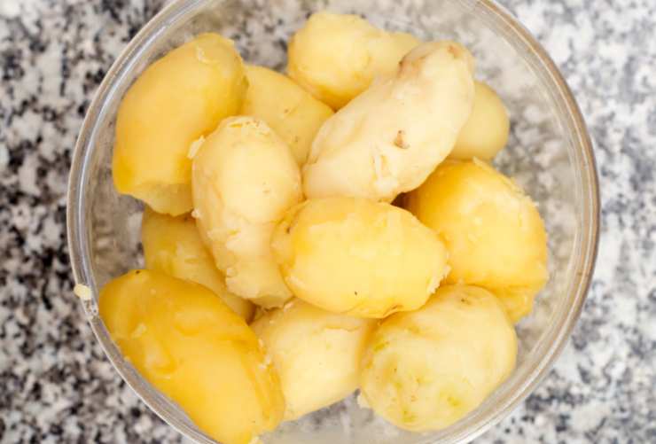 patate lesse in una ciotola