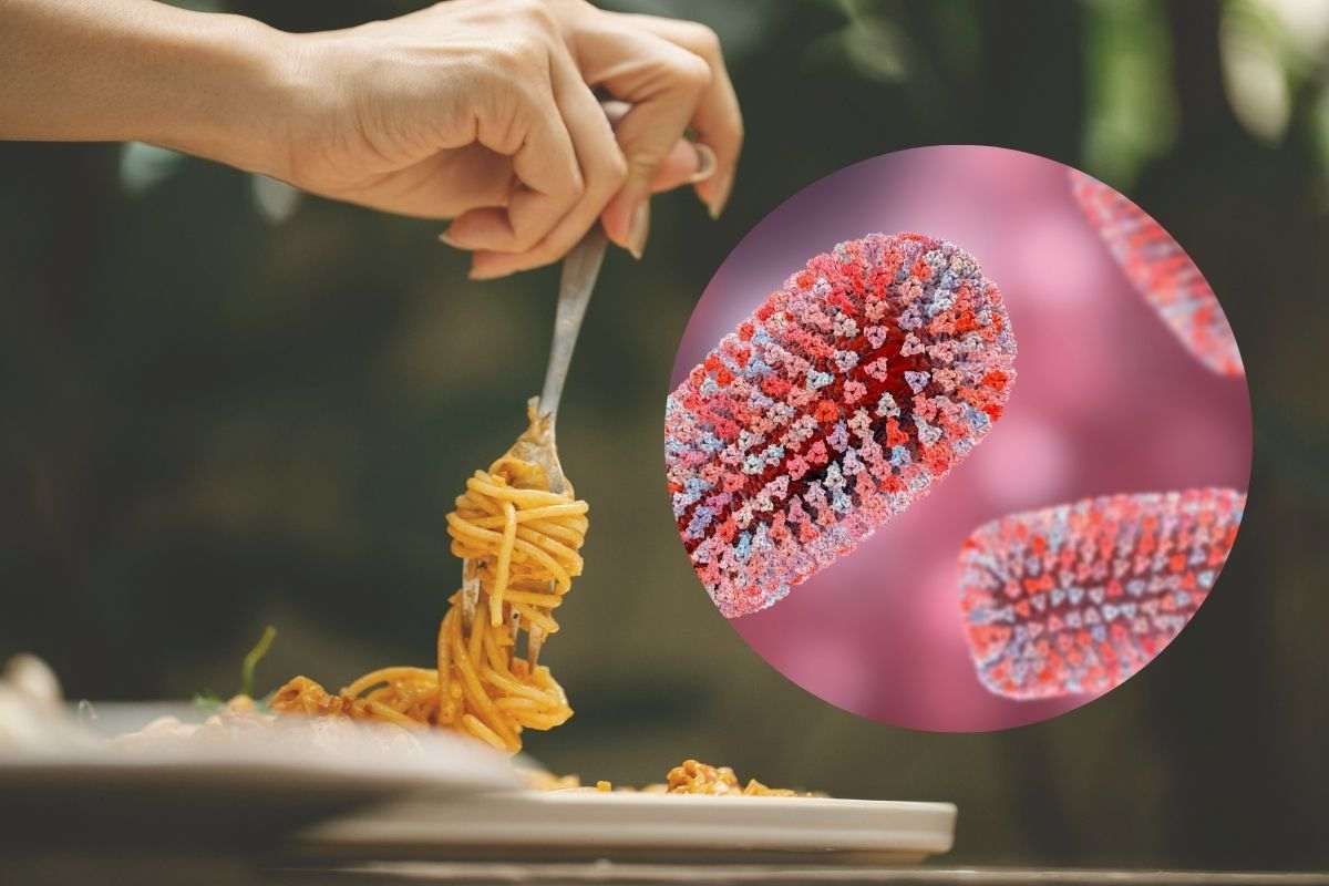 piatto pasta e germi