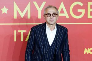 Bruno Barbieri con espressione seria