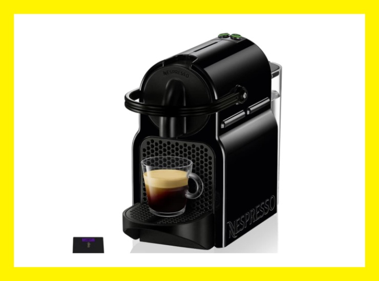 macchina da caffè nespresso inissia nera