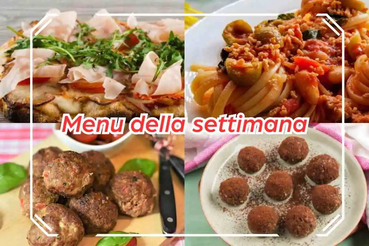 pinsa spaghetti all'ascolana polpette e tartufini dolci
