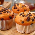 muffin con gocce di cioccolato