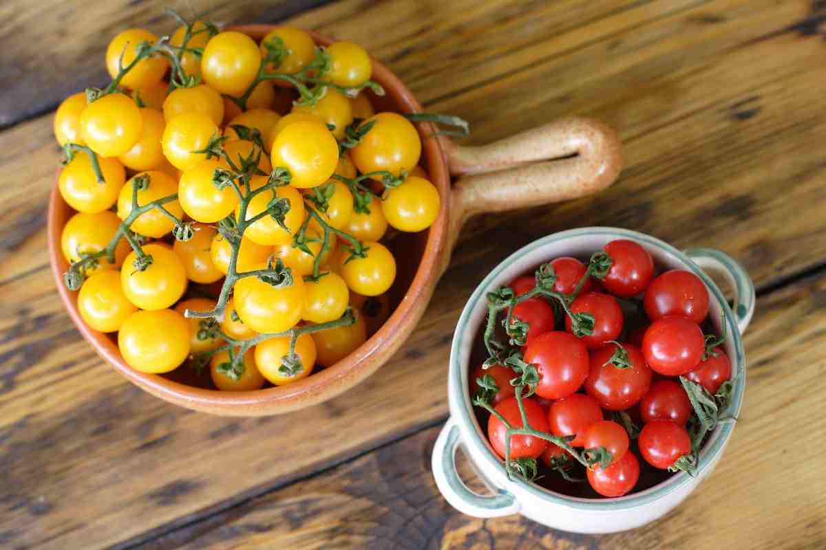 pomodorini gialli e rossi