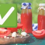bottiglie pomodoro e v verde