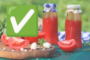 bottiglie pomodoro e v verde