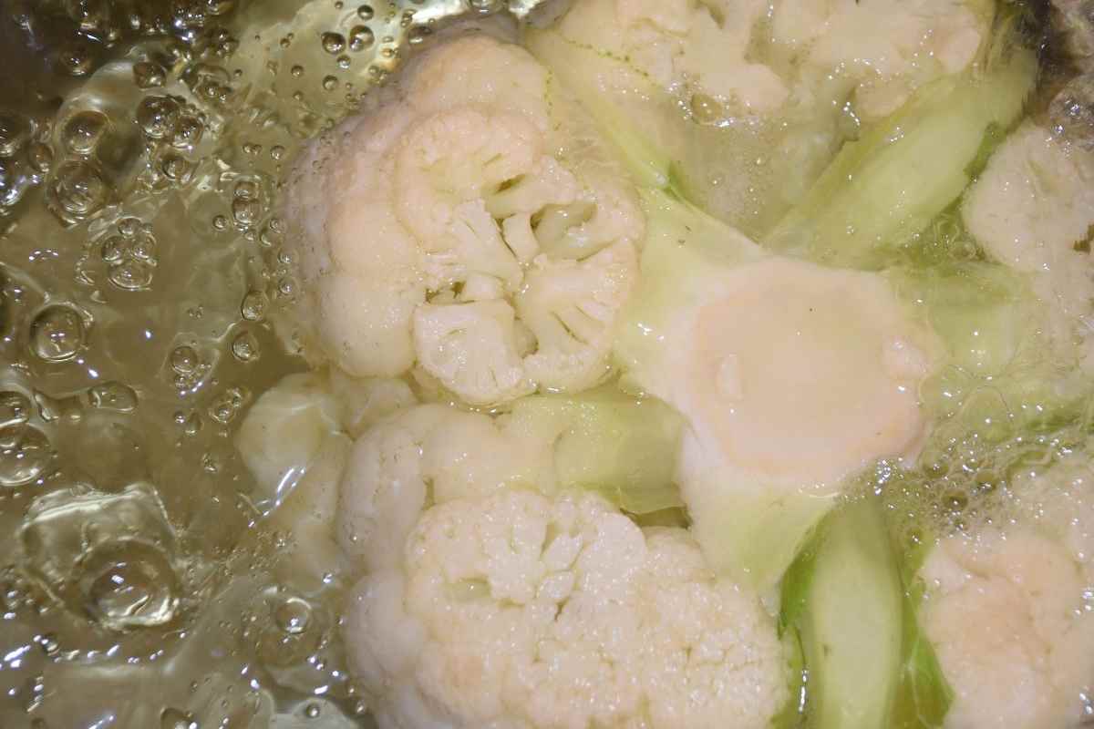 cavolfiore bollito