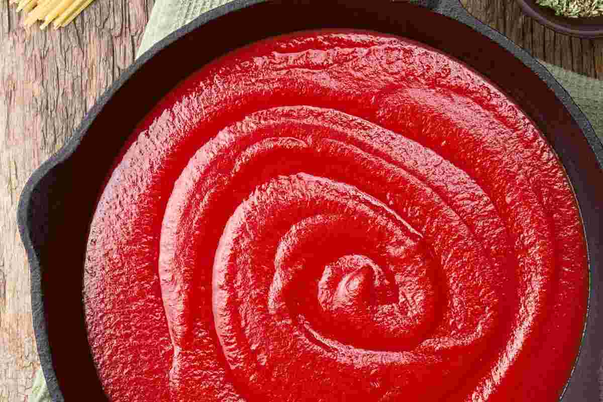 sugo di pomodoro in padella